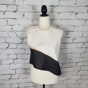 Marie Saint Pierre Asymmetric Sleeveless Top